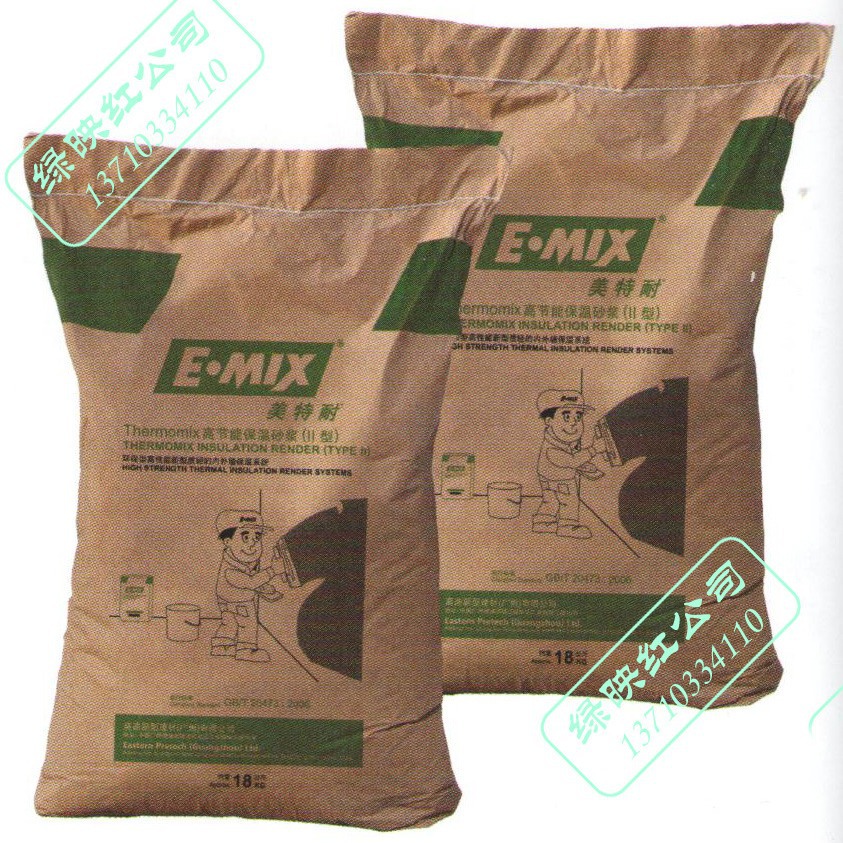 美特耐E·MIX高迪建材Thermomix高节能保温砂浆2型  18KG/包