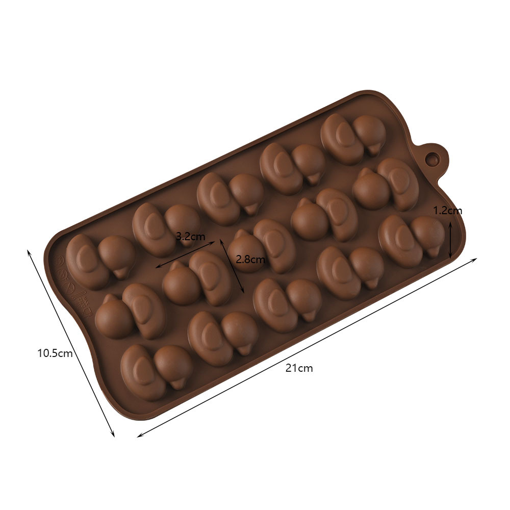 Molde de Silicona para Chocolate DIY, Multiuso con Formas de Dibujos Animados para Repostería