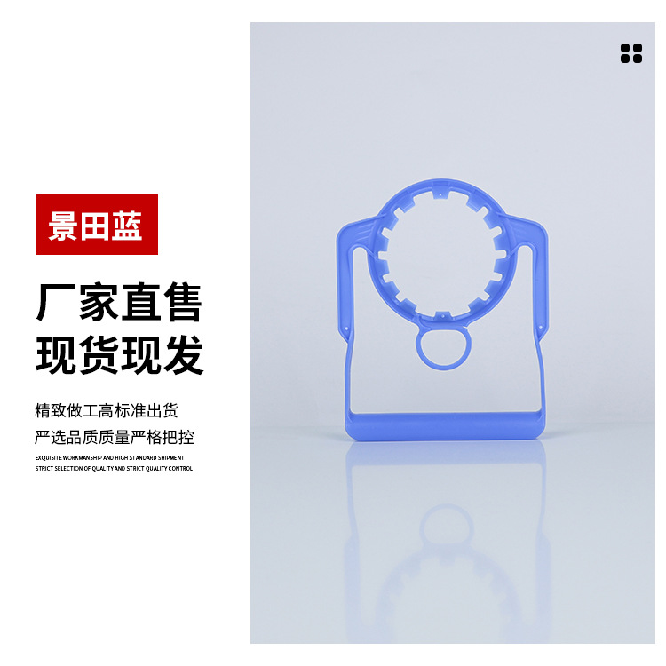 mango de cubo de agua mineral desechable conveniente tipo desgarro y tirón de mano de transporte de material PE para producción de botella en blanco de calibre 55