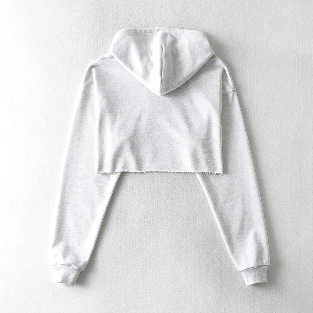 new letter printing hooded sweatshirt elastic waist casual pants two-piece suit NSHS29392