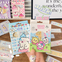 漫画かわいいバンドエイド携帯バンドエイド乱雑な子犬の箱の家庭用通気性の子供の装飾ステッカー