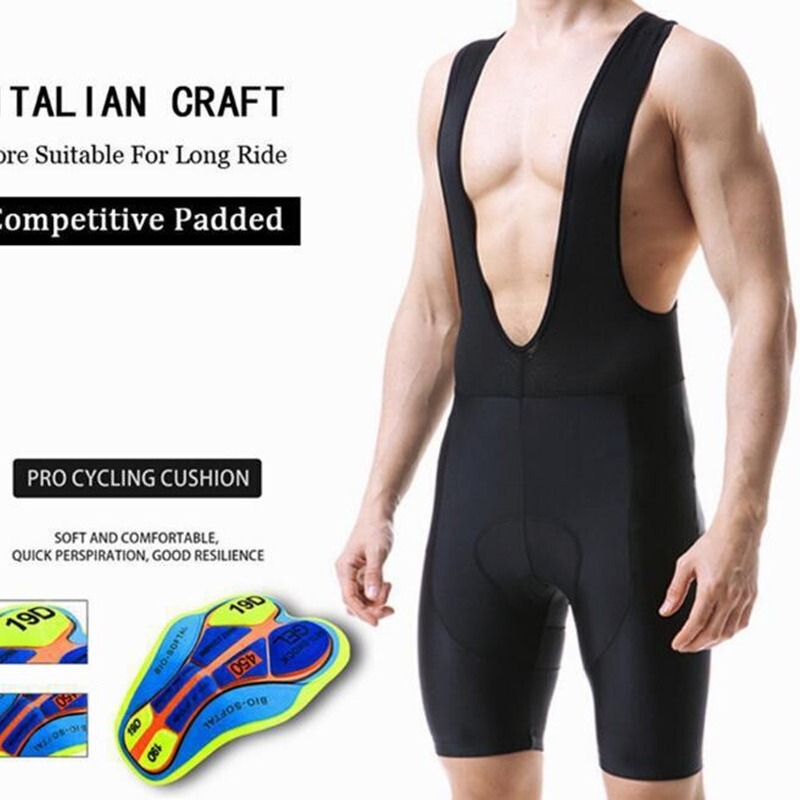 Summer cycling shorts bicycle strap pants mountain road cycling breathable cycling shorts 19D spot wholesale