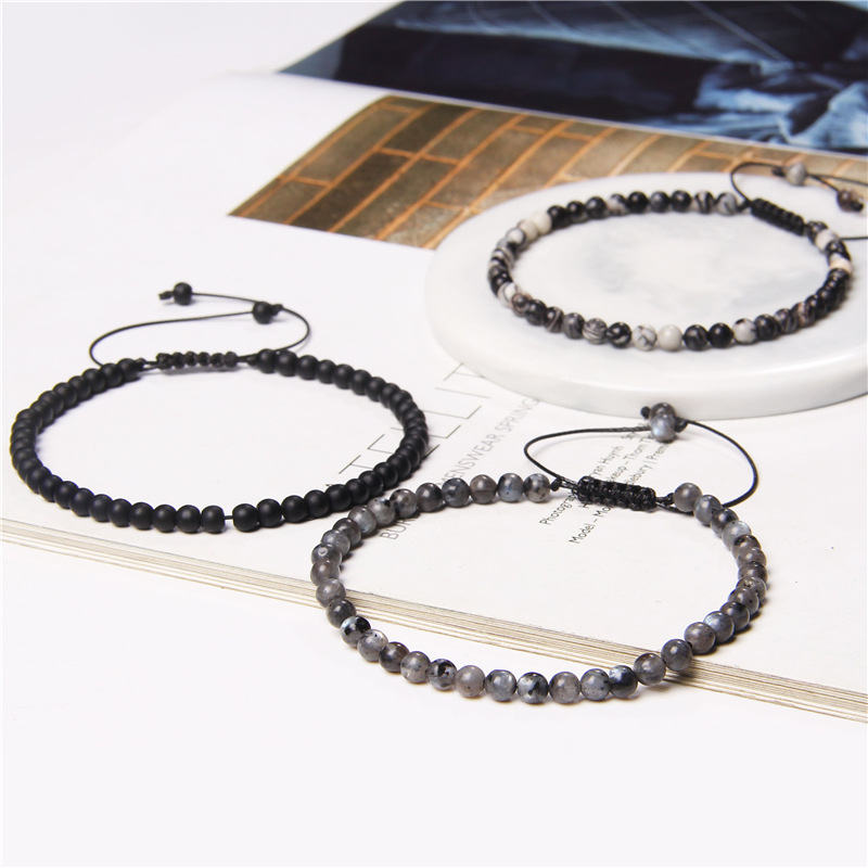 30g Weight Bracelets Classification 304 Stainless Steel, Natural Stone, Freshwater Pearl Chain Material 1 Piece Quantity Casual Solid Color Natural Stone Bracelets In Bulk