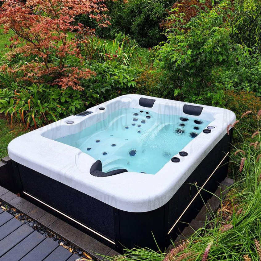 bañera al aire libre inteligente termostática 3 personas bañera SPA bañera de jacuzzi bañera acrílica inteligente