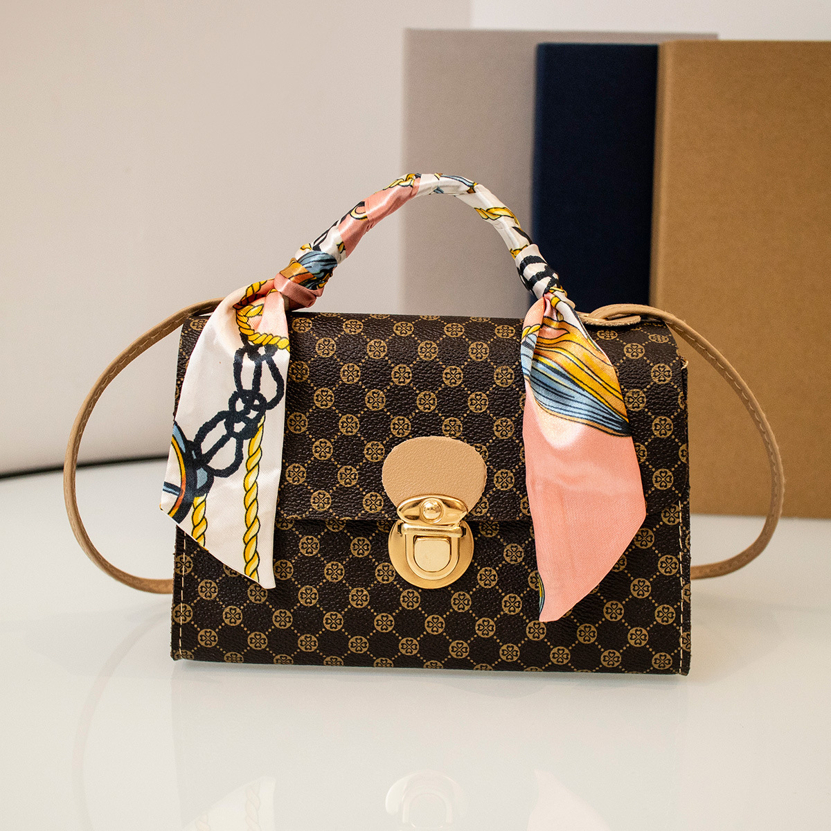 Dafa Ladies Bags 2025 bolsos de impresión simple bolsos de hombro casuales versátiles coreanos bolsos de lona image 10