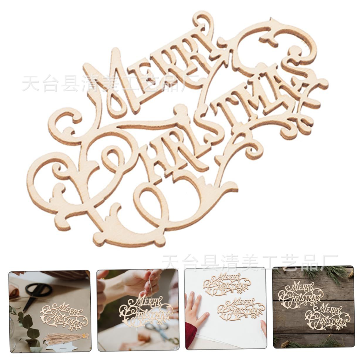 Piletas de madera de Navidad Graffiti Piletas de madera Pintura de carpintería Colgante Graffiti Piletas de madera Graffiti Artesanía Pintura Colgante Graffiti Piletas de madera