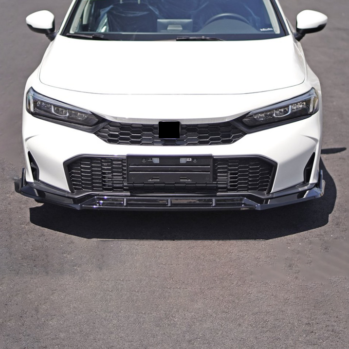 Suitable for 2025 11.5 generation Civic, three-stage non-punching, non-destructive installation of front spoiler and front lip small body kit modification