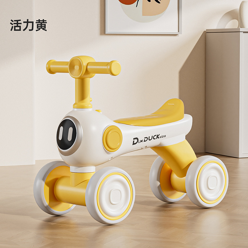 Fabricantes de cuatro ruedas de equilibrio para niños, cuatro ruedas para bebés pequeños, niños pequeños, patinaje deslizante deslizante