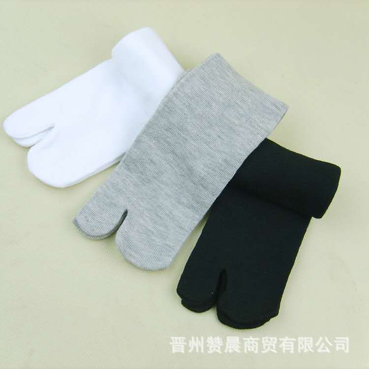 Men's and women's two-toe socks cotton socks split-finger socks pig's hoof socks two-finger socks clogs mid-barrel spring and autumn flip-flops boat Socks Men's and women's two-toe socks cotton socks split-finger socks pig's hoof socks two-finger socks clogs mid-barrel spring and autumn flip-flops boat Socks