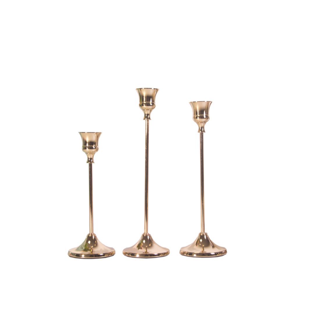 For Nordic I Electroplated Candlestick Dining Table Ornaments Candlelight Dinner Romantic Wedding Decoration