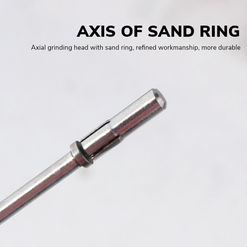美甲砂圈承轴迷你美甲砂圈轴不锈钢打磨头电动卸甲去死皮磨甲工具
