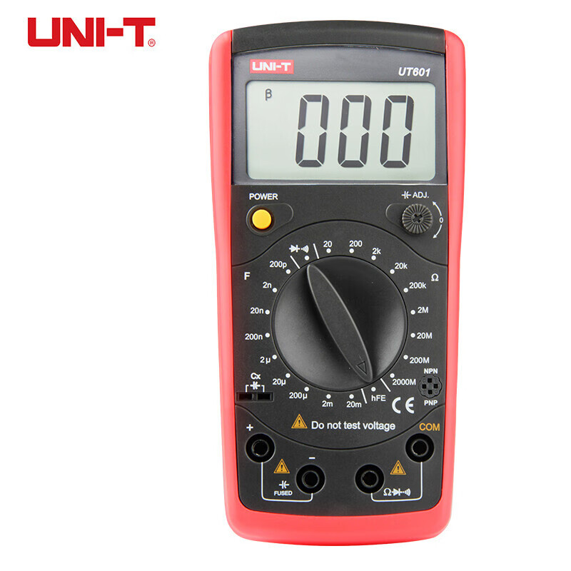 UNI-T UT601 multímetro de mano Resistencia Capacitor