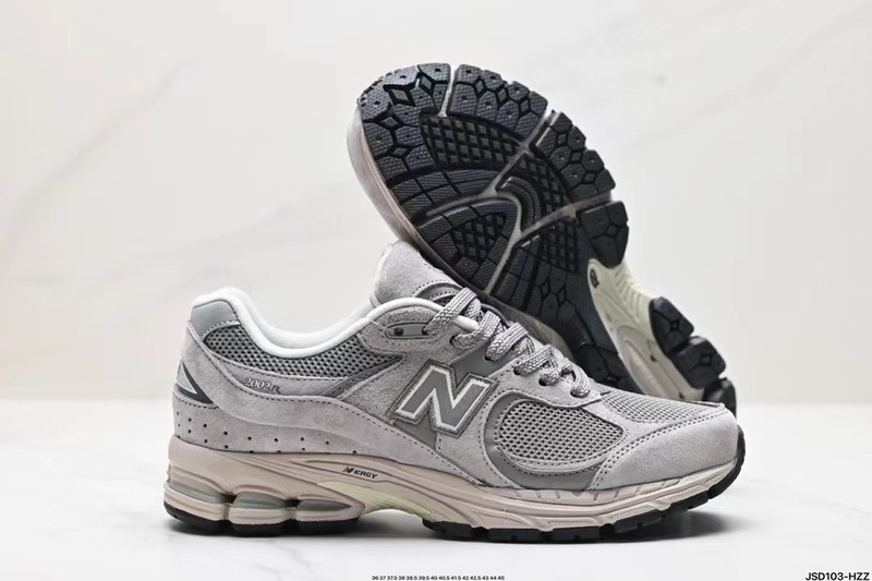 純粋なオリジナル莆田靴 nb2002r クラシックグレー通気性レトロオリジナルグレー男性と女性のお父さん靴スポーツシューズランニングシューズ|undefined