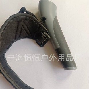 Factory in stock 16 tube handle with wrist strap alpenstock accessories ski pole handle plastic handle