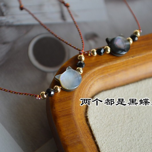Simple cat-themed red string bracelet, woven bracelet for the zodiac year, simple bracelet for men, women, couples, and students, string bracelet, hand accessory
