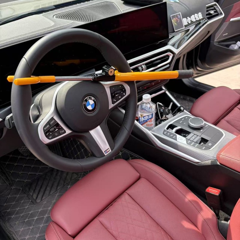 メーカー自動車ハンドルロック自動車フックロック伸縮可能自動車ロック卸売り車用盗難防止ロックプラスチックキー|undefined