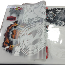 厂家供热转印潮牌服装烫画logo烫花贴布料印花烫图烫印