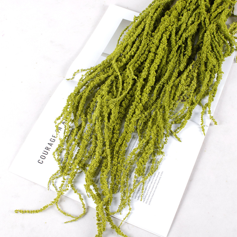 Arroz colgante de vida eterna, flores colgantes de Roulisi, flores reales, flores perpetuas, arreglos florales de boda, decoración de paredes, flores secas tridimensionales al por mayor