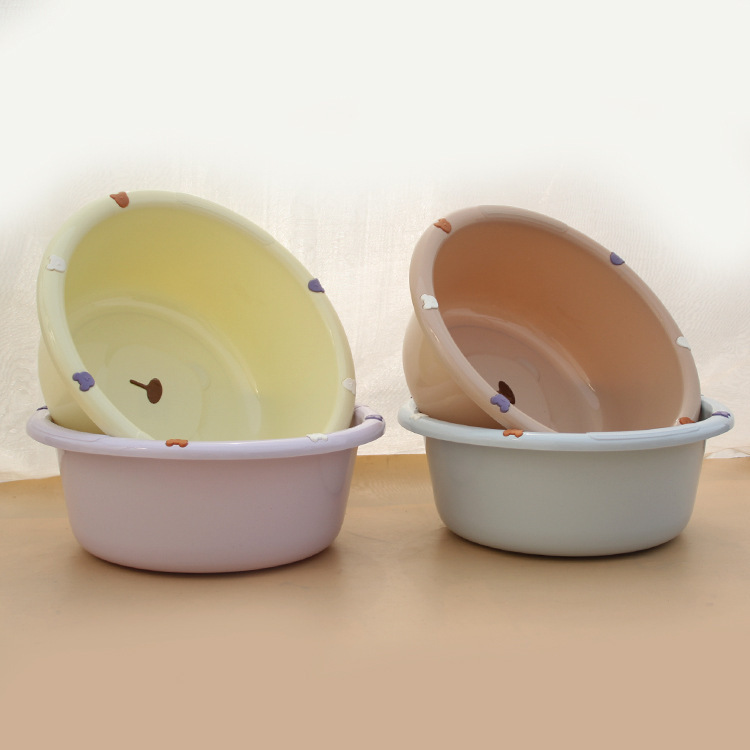 Household Washbasin Small Durable Plastic Washbasin Student Dormitory Small Basin Laundry Basin Footbath Household Washbasin Small Durable Plastic Washbasin Student Dormitory Small Basin Laundry Basin Footbath