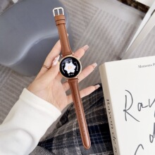 适用于华为GT4表带watch女士gt5真皮小蛮腰荣耀Magic2三星手表带