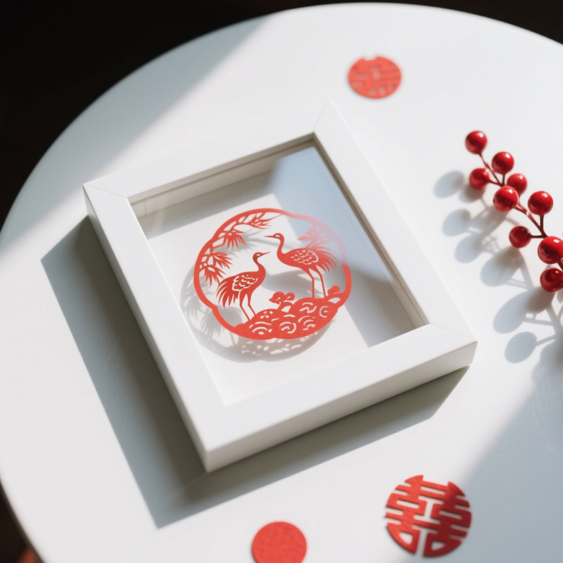 厂家批发双面透明剪纸相框diy手工制作展示收藏透明画框摆件摆台|undefined