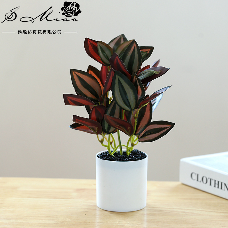 Flores artificiales, plantas verdes artificiales, bonsái, adornos creativos, flores simuladas, plantas de plástico, decoración de interiores, dropshipping, plantas en maceta simuladas