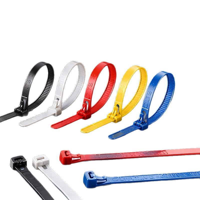 Bridas de Nailon Reutilizables Autobloqueantes para Gestión de Cables