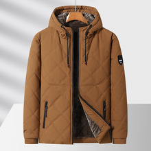 2025秋冬季新款加绒加厚大码宽松棉衣男时尚休闲多袋保暖棉袄潮