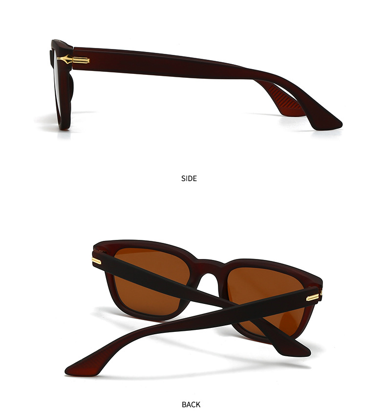 Square Polarised Sunglasses For Men And Women Large Frame Style_voghion.com