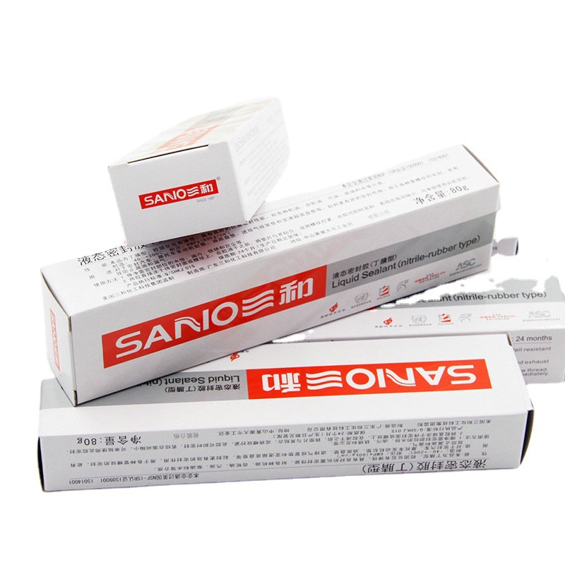 厂家批发三和密封胶（丁腈型）液态密封胶 80g耐油耐温机械密封胶
