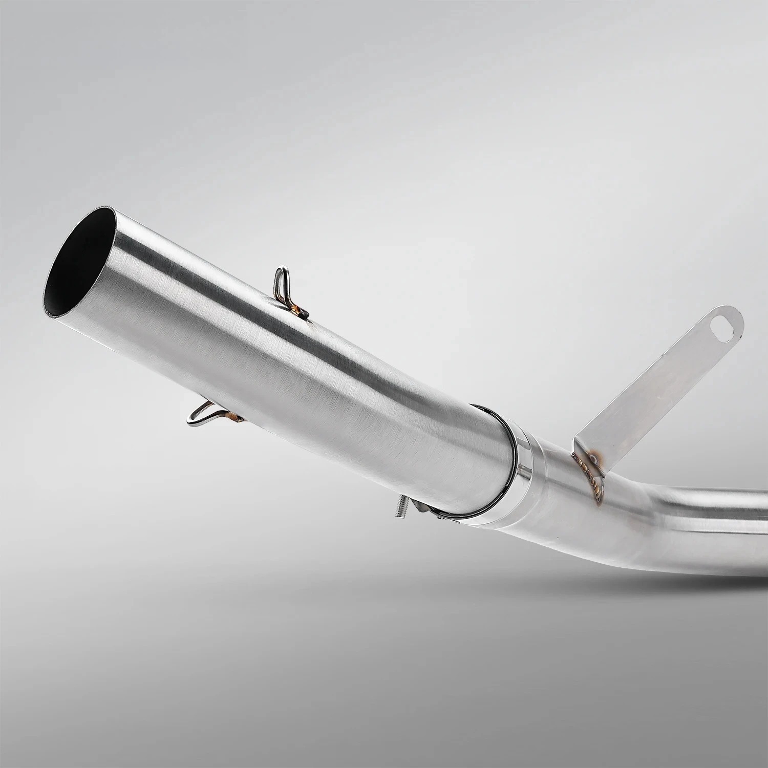 Suitable for Kove 450Rr 23-25 Motorcycle Exhaust Pipe Front Section Stainless Steel Exhaust Connection to Original Factory Port