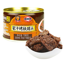 上海梅林蜜汁烤麸罐头198g