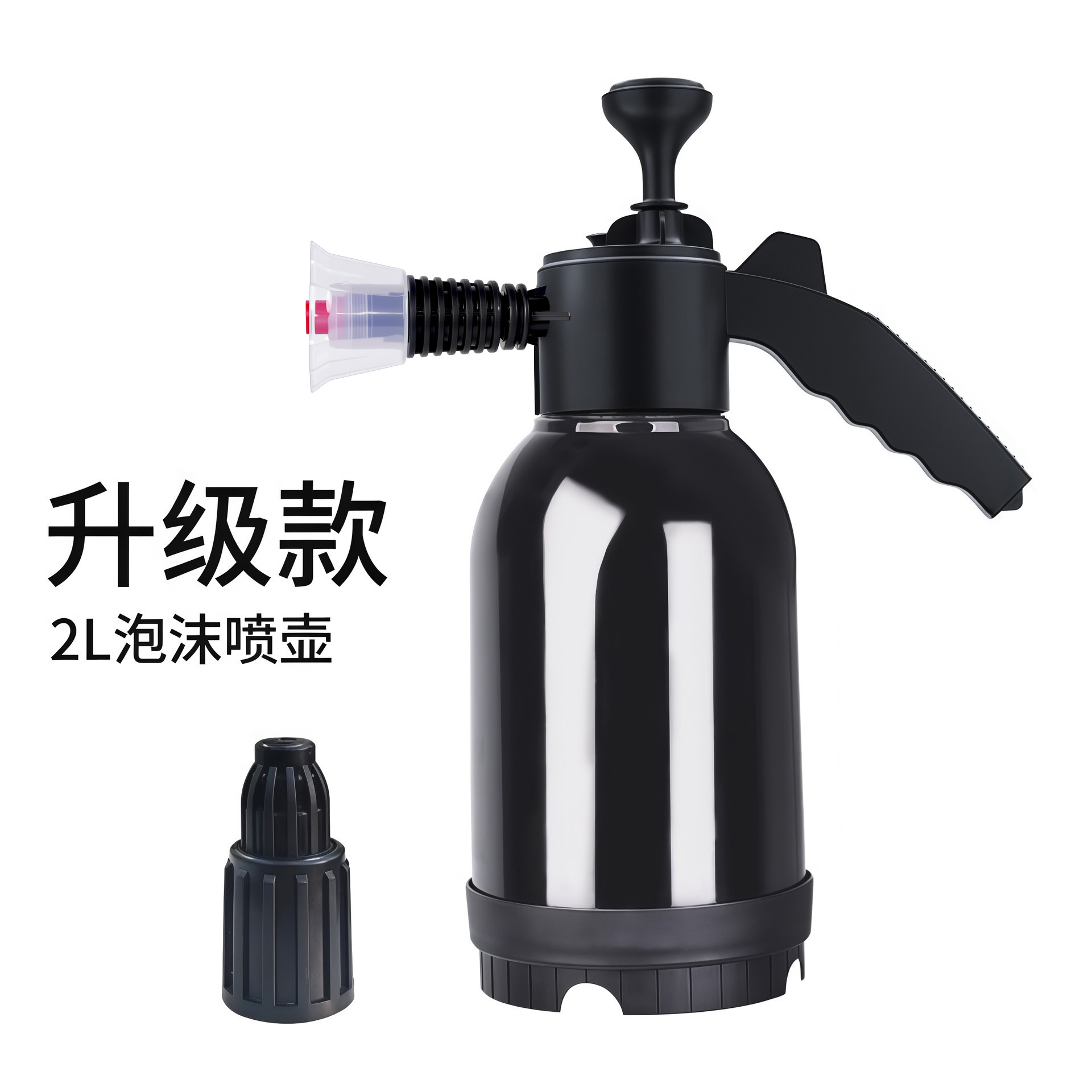 9558B 업그레이드된 2L 폼 스프레이 병 블랙
