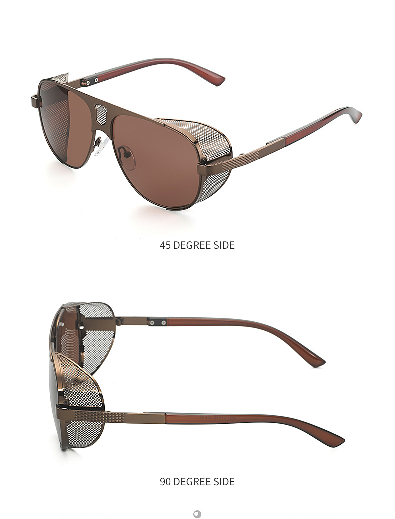 New Retro Fashion Style Steampunk Style Sunglasses display picture 11