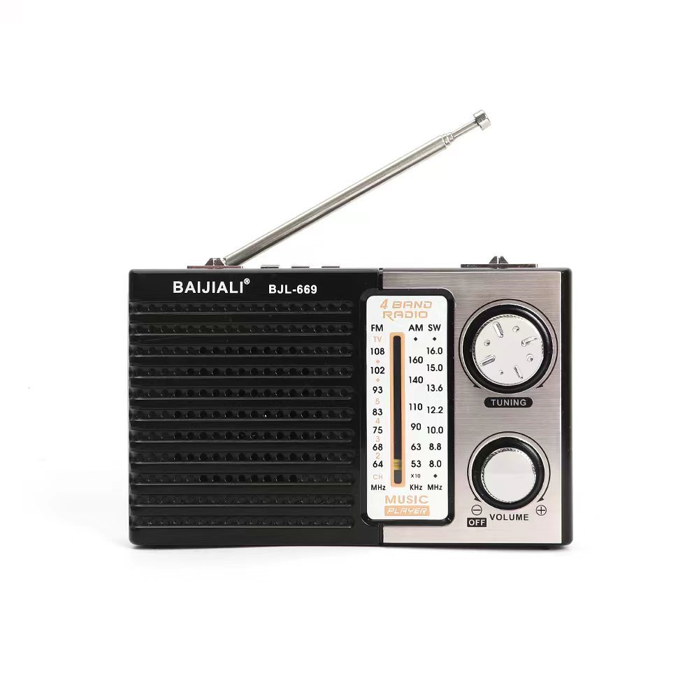 Exportación de radio multibanda europea y americana para personas mayores radiodifusión portátil semiconductor bluetooth tarjeta de carga iluminación