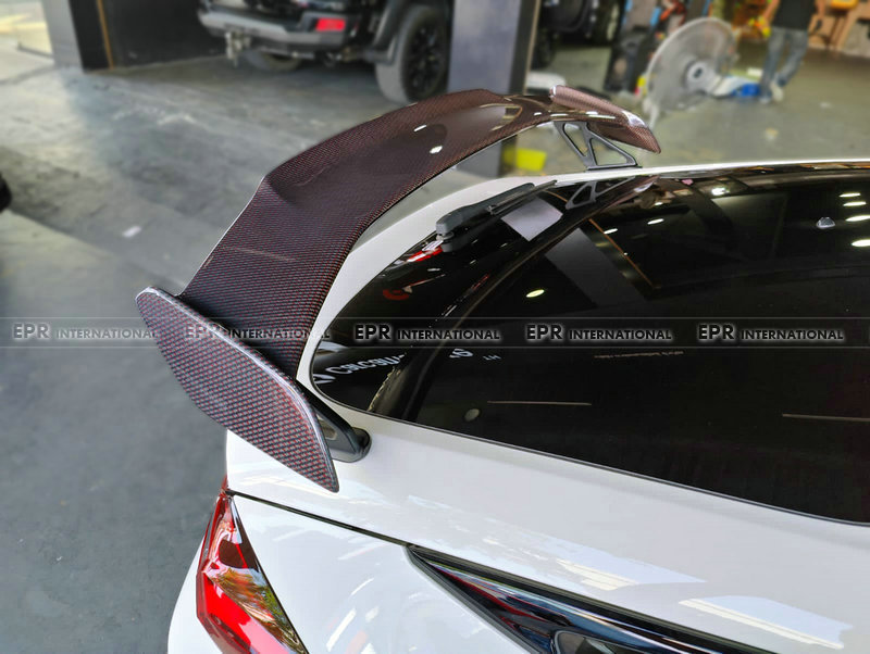 Suitable for Honda Type R Fl5 Carbon Fiber Modification Parts Modulo Dry Carbon Rear Wing Rear Spoiler Fixed Wing