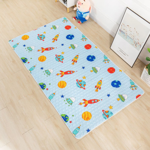 厂家直销儿童帐篷地垫地毯家用卧室床边毯客厅加厚防滑爬行垫批发