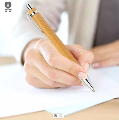 竹子筆觸控筆兩支裝禮盒裝可定制logo竹木筆木頭筆免費寄樣文具