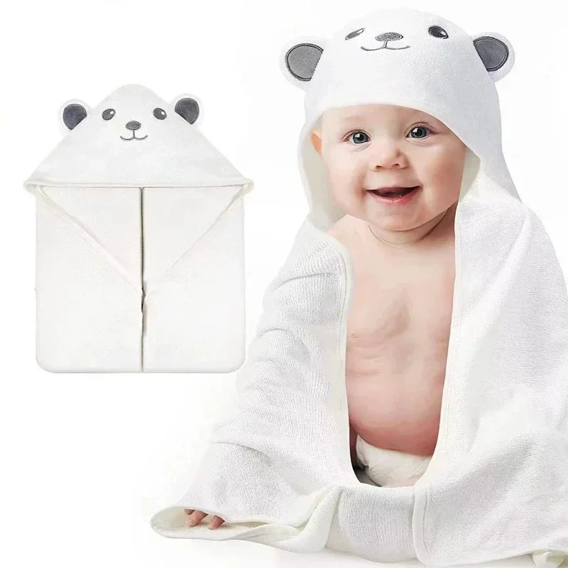 Коралловый бархат детский плащ банное полотенце для новорожденных