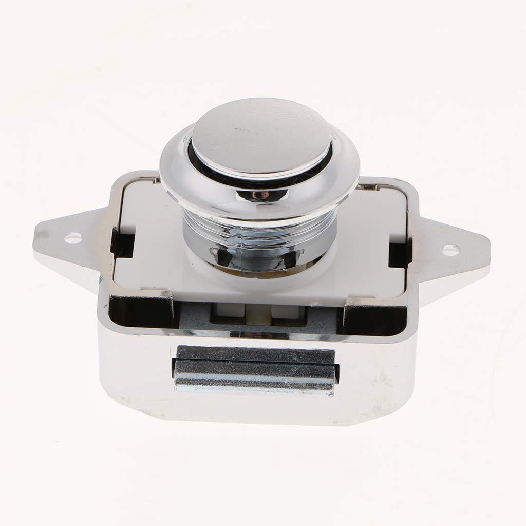 Замок-кнопка Platinum nanoparticles PA25005 хром