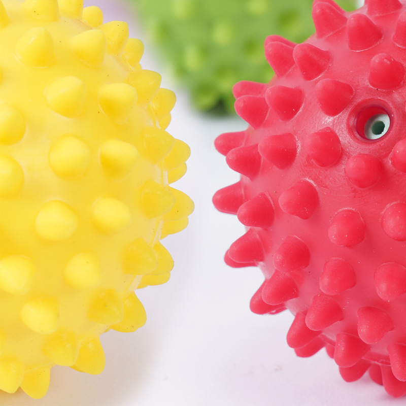 Pequeño cepillo táctil bola de masaje sensorial infantil entrenamiento táctil bola de pinchazo fuerza de agarre bebé con pinchazo bola de toque suave