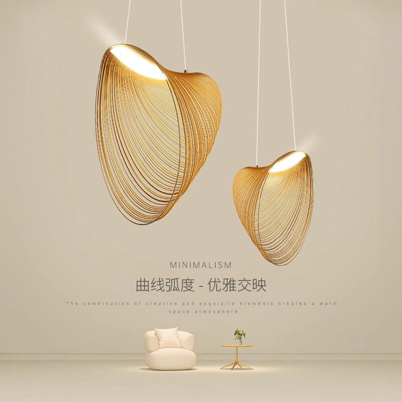 Japanese design ceiling lamp for stairs