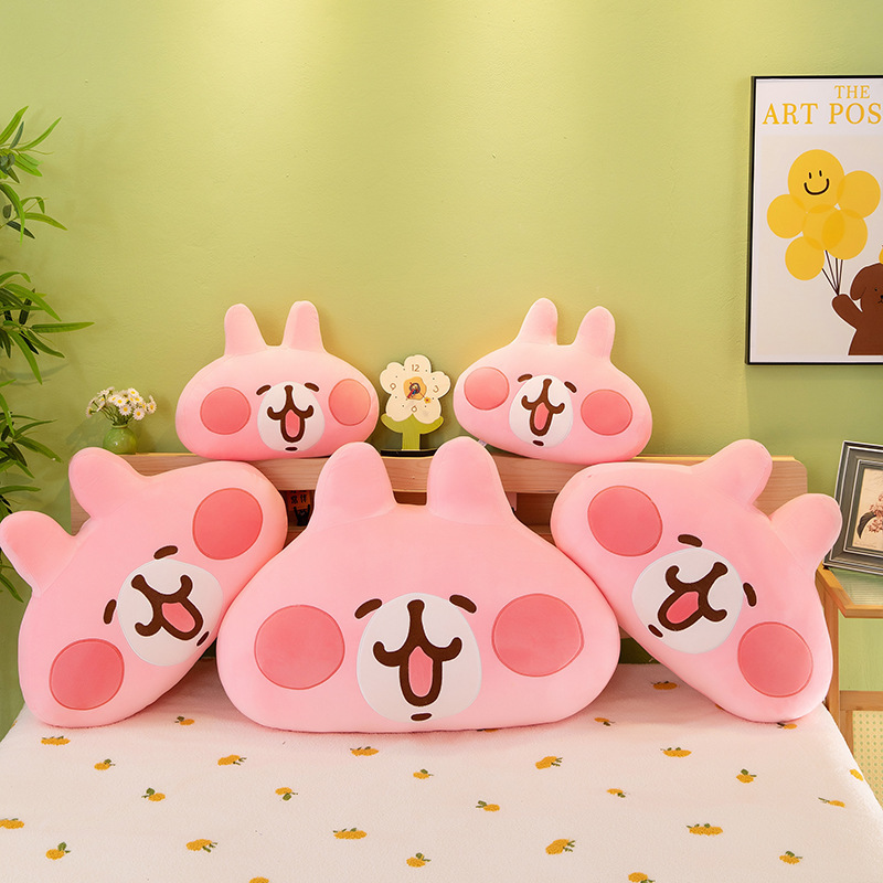 MINISO名創優品の有名ブランドカナヘラの小動物シリーズぬいぐるみ枕は可愛くて昼寝に快適です|undefined