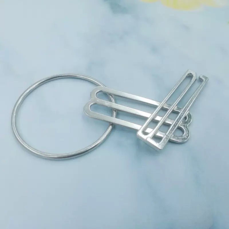 厂家直销锌合金电镀内衣文胸吊带扣织带8字调节扣金属文胸肩带扣