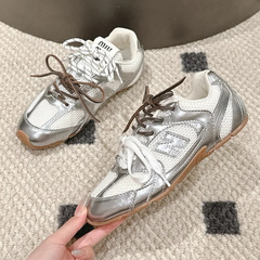 纯原Miu NB530德训鞋网面透气情侣休闲鞋双色鞋带圆头舒适运动鞋