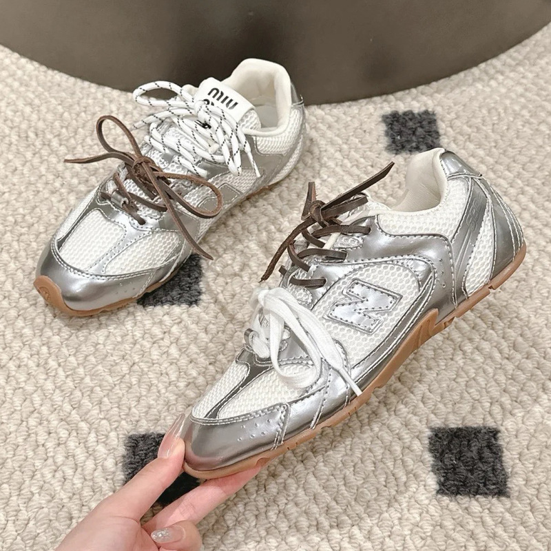 纯原Miu NB530德训鞋网面透气情侣休闲鞋双色鞋带圆头舒适运动鞋|undefined