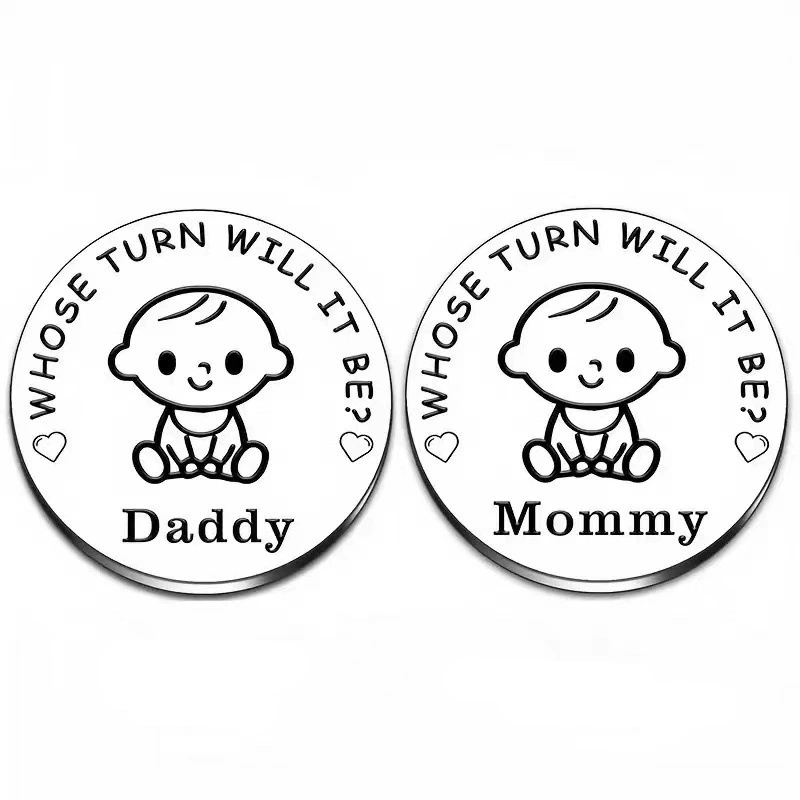 Монета из нержавеющей стали на заказ, забавная памятная монета для папы и мамы, подарок для родителей, монета на выбор