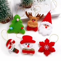 漫画布芸ストラップ老人鹿クリスマスツリークリスマス装飾品ホテルデパートの祝日衣装