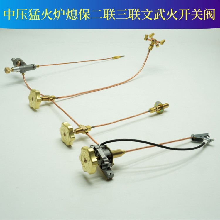 Two-Way Valve Accessories, Three-Way Switch Valve, Wenwu Fire Stove Igniter Connecting Pipe, Commercial Stove Assembly Parts