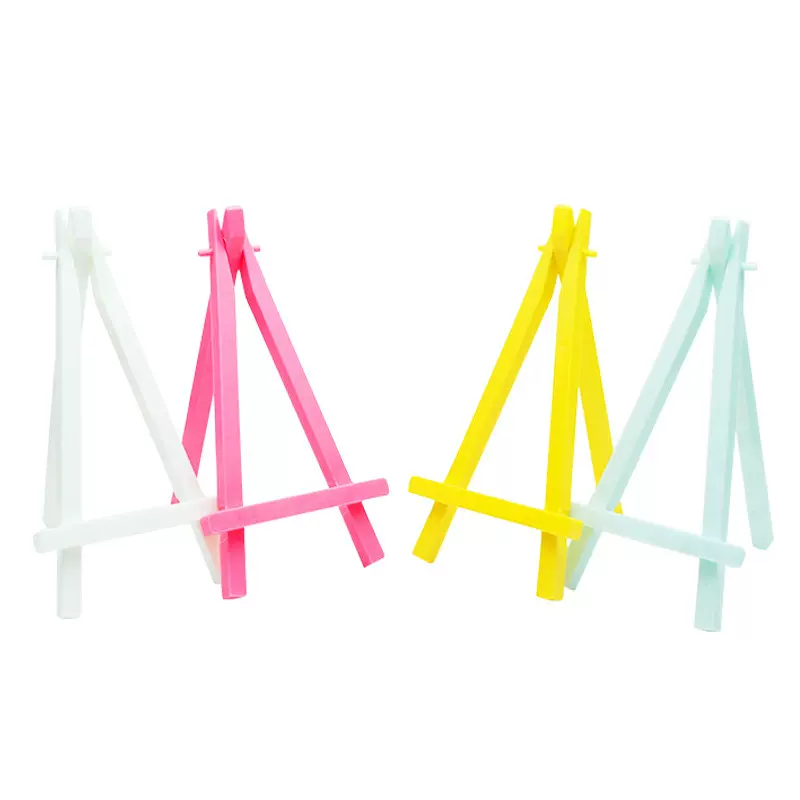 厂家直销 展示架迷你儿童小画架油画桌面三角架 塑料多用途绘画架